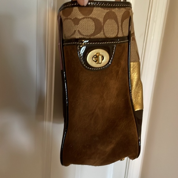 Coach Holiday Patchwork Tote - Picture 7 of 8